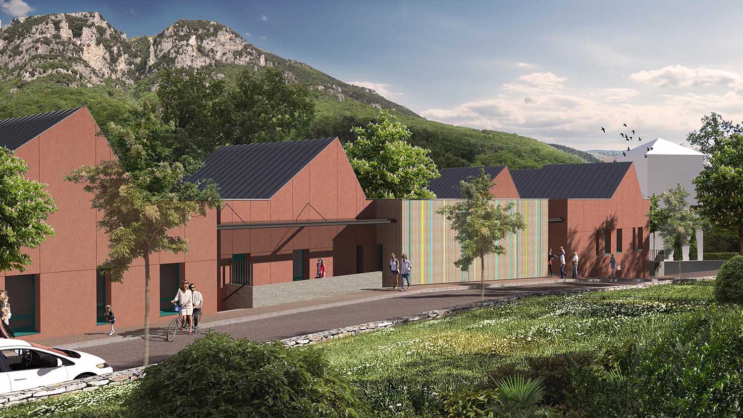 Réalisation Architecture École Maternelle Gourdon Pont-du-Loup