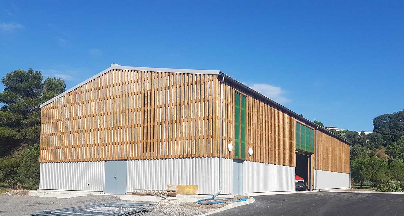 Réalisation Architecture hangar ossature bois