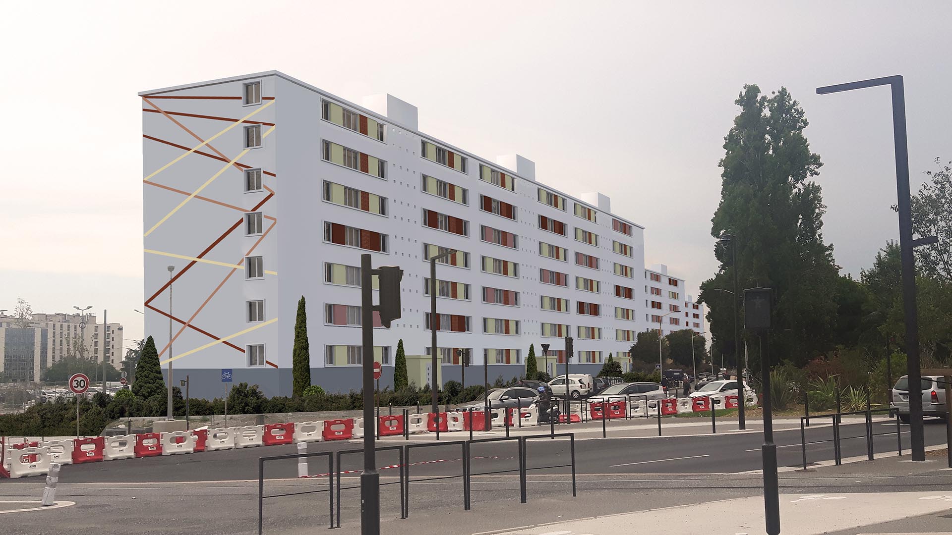 Réalisation Architecture immeuble logements collectifs