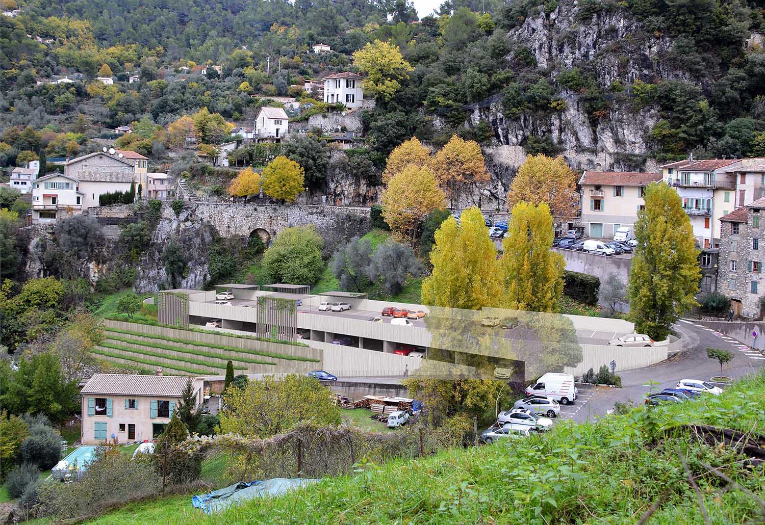 Réalisation Architecture parking couvert Gilette