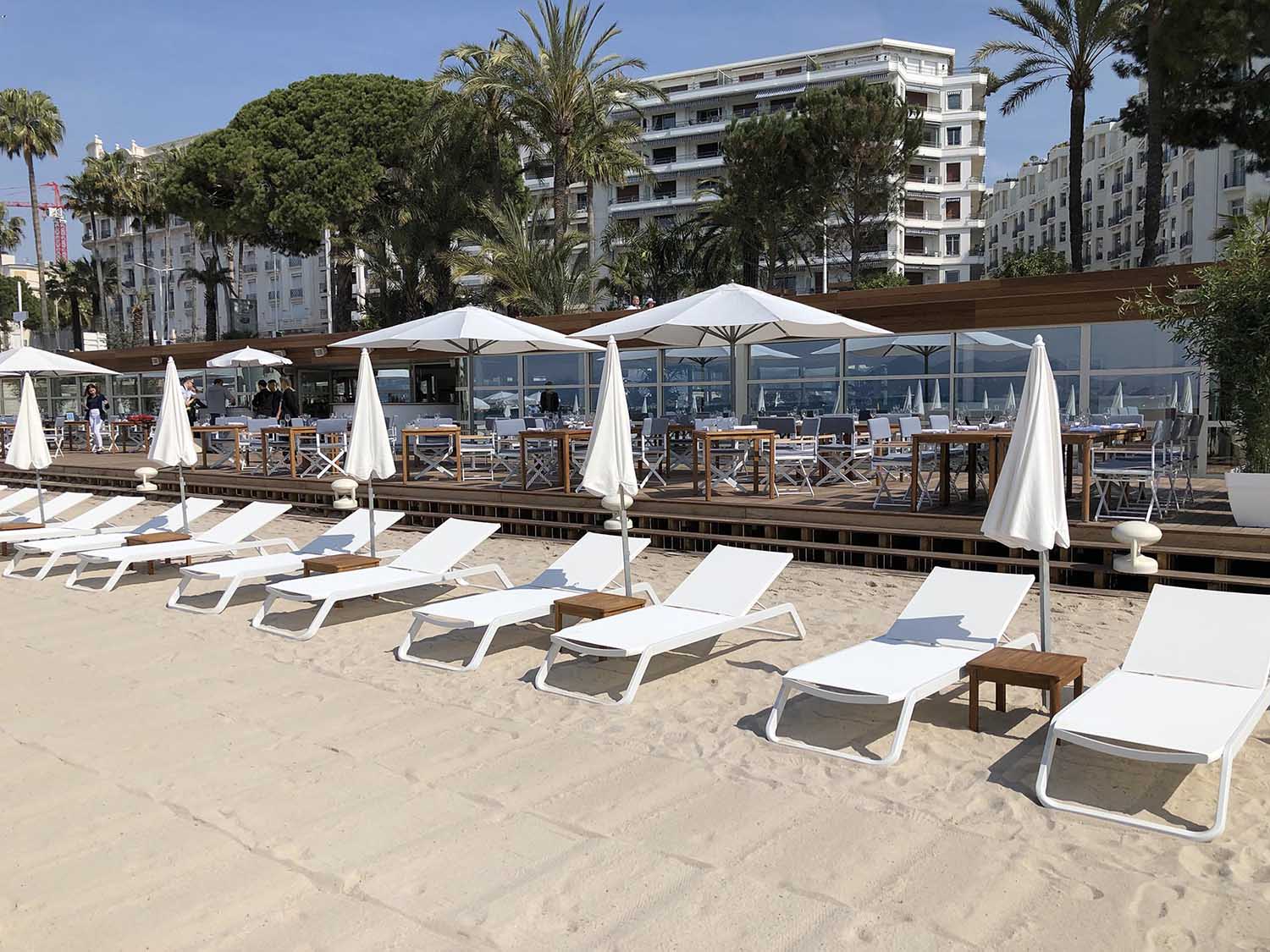 Réalisation Architecture plage Hôtel Martinez Cannes