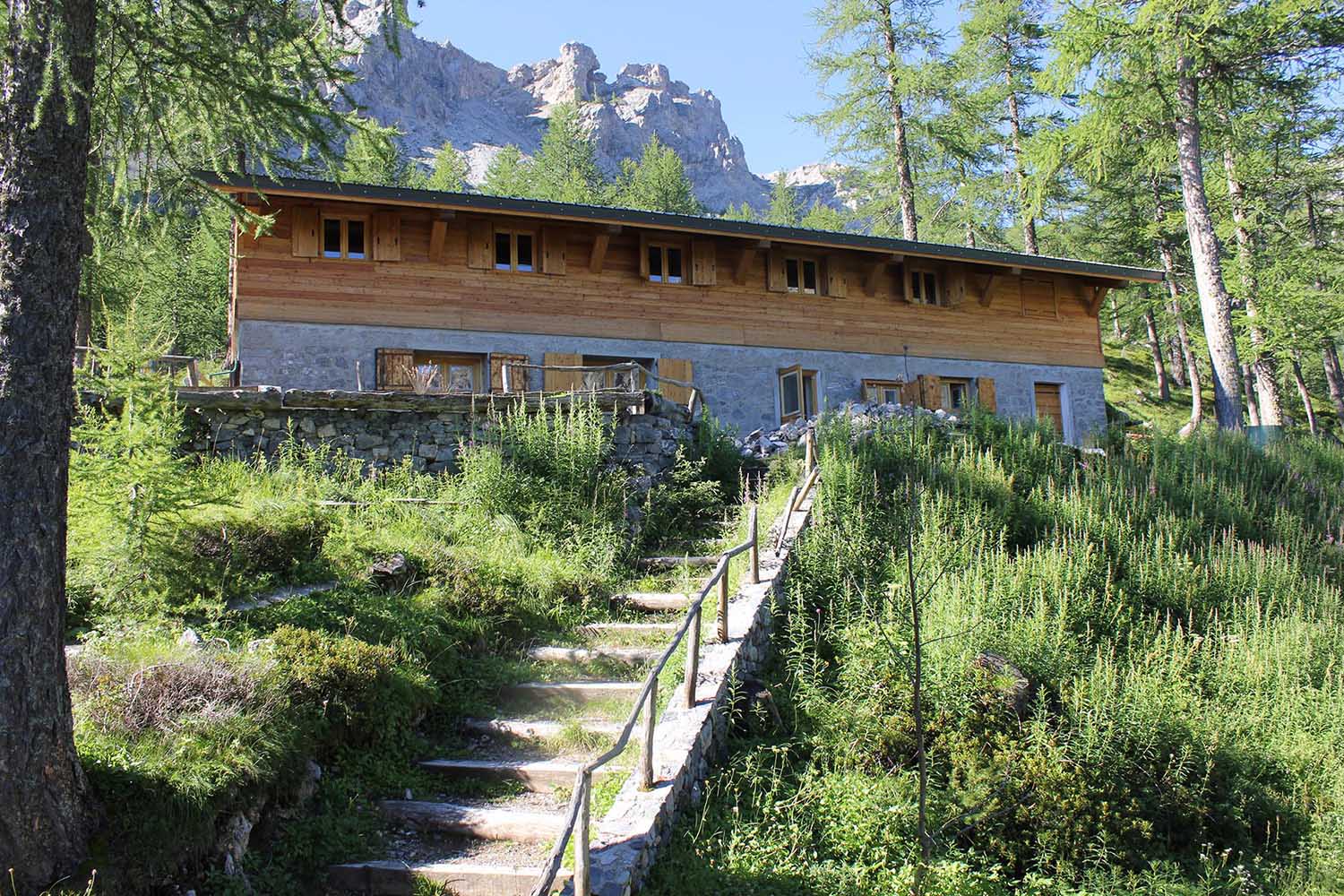 Réalisation Architecture refuge montagne Fontanalba Tende