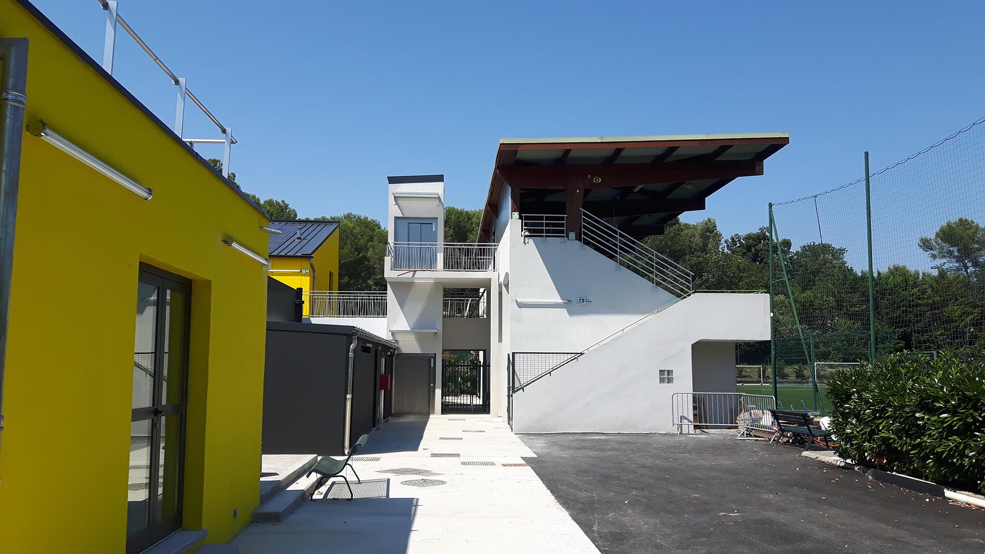 Réalisation Architecture stade de Valbonne